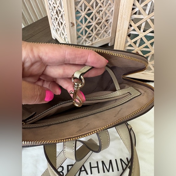 Brahmin Tan Leather Backpack - Picture 6 of 9